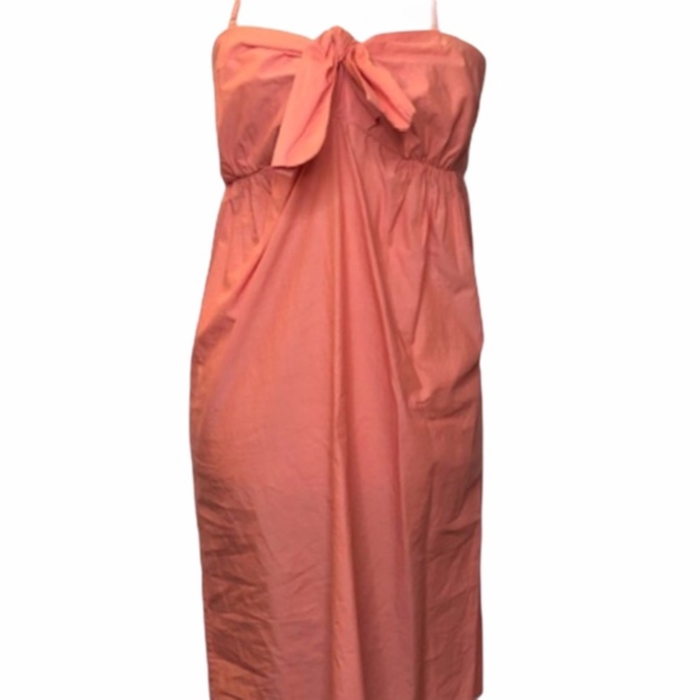 J Crew Cotton Peach Dress